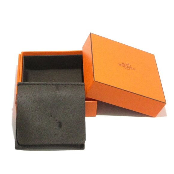 Auth HERMES Double Ring Chaine d'Ancre Punk - Silver 2******** Ring - Picture 6 of 7